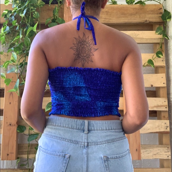 Blue Rima Tube Top - Picture 3 of 6